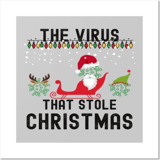 The Virus That Stole Christmas 2020 Ugly Tacky Xmas Sweater Posters and Art